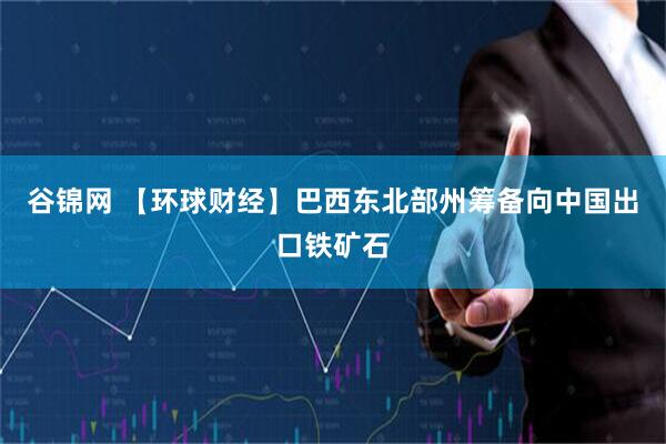 谷锦网 【环球财经】巴西东北部州筹备向中国出口铁矿石