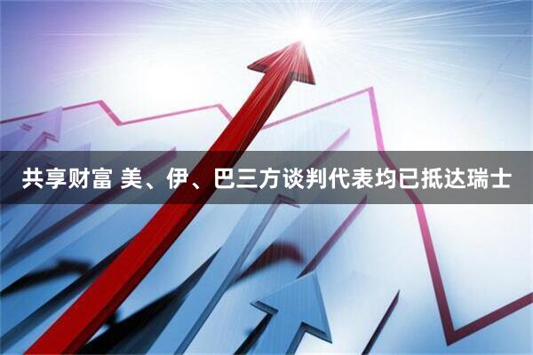 共享财富 美、伊、巴三方谈判代表均已抵达瑞士